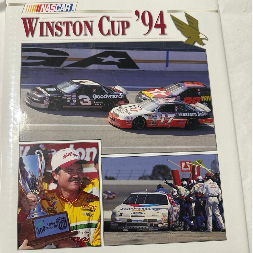 Winston Cup ‘94 Nascar year book w/ Dale Earnhardt seventh Winston Cup title.